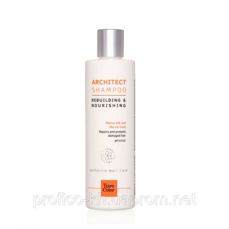 ARCHITECT SHAMPOO Шампунь реконструкція та відновлення. 300 мл. Tiare Color ARCHITECT SHAMPOO Шампунь реконструкція та відновлення. 300 мл. Tiare Color