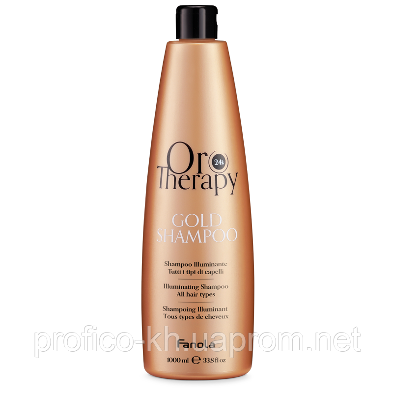 FANOLA ORO THERAPY Шампунь із золотом,1000 мл.,Fanola