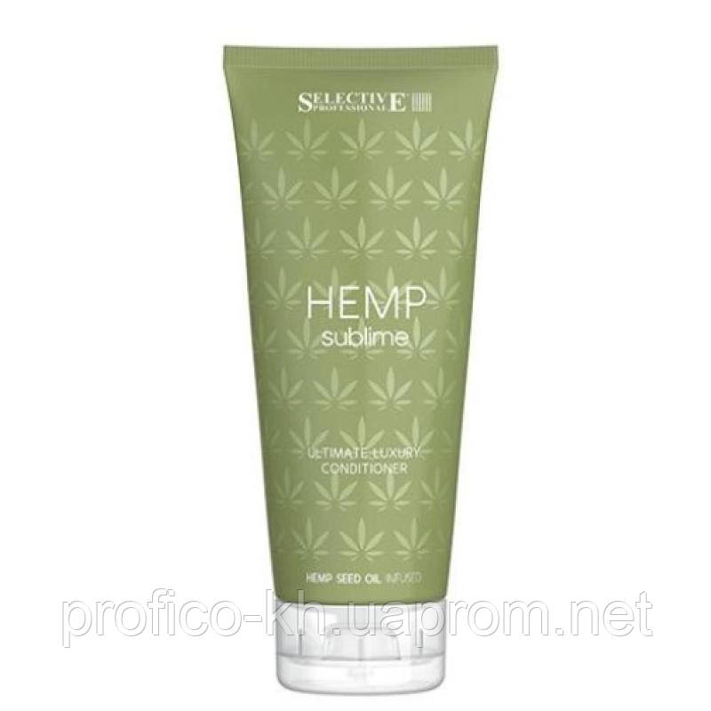 HEMP Кондиціонер зволожуючий для сухого, ослабленого волосся 200мл. SELECTIVE HEMP Кондиціонер зволожуючий для сухого, ослабленого волосся 200мл. SELECTIVE
