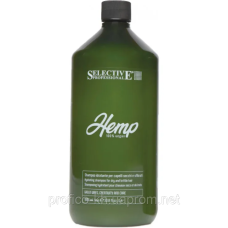 HEMP Шампунь зволожуючий для сухого, ослабленого волосся 1000мл. SELECTIVE