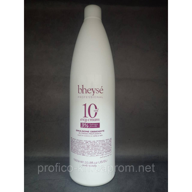 Oxy Cream 3% 10Vol. - Кремова окисна емульсія 1000 мл. BHEYSE Oxy Cream 3% 10Vol. - Кремова окисна емульсія 1000 мл. BHEYSE