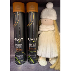 EVINRHOSE EVINGOLD Лак для волосся сильної фіксації з оліями аргани і льону (Чорний), 750 мл TEYA