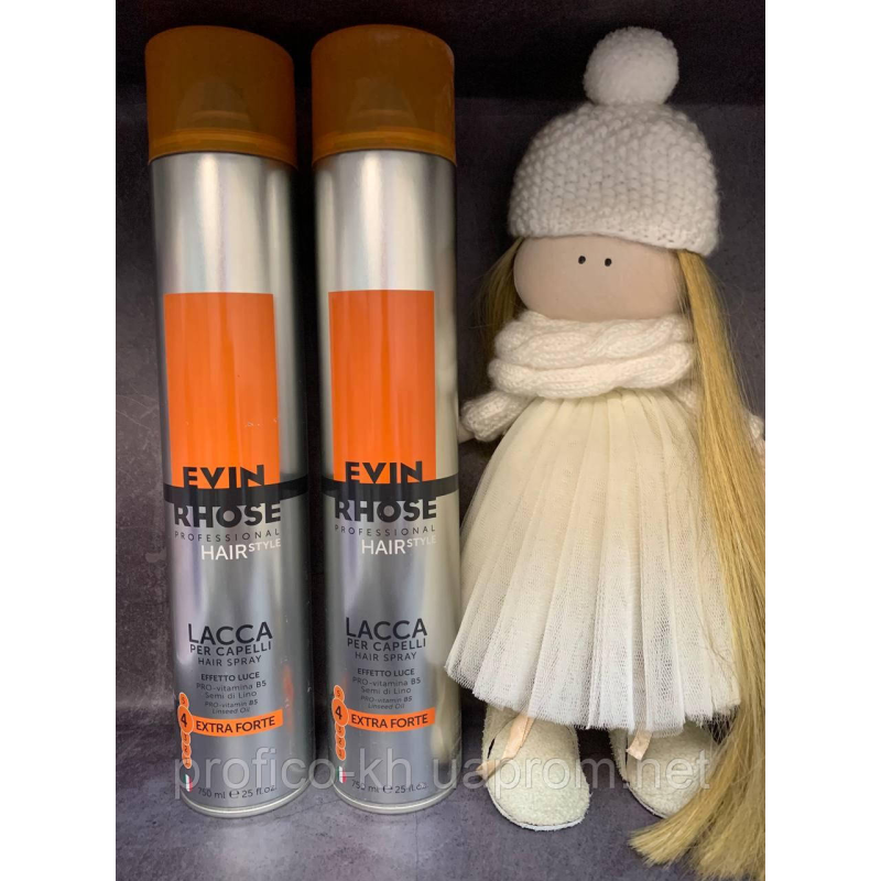 EVINRHOSE Лак для волосся сильної фіксаці, 750 мл  TEYA