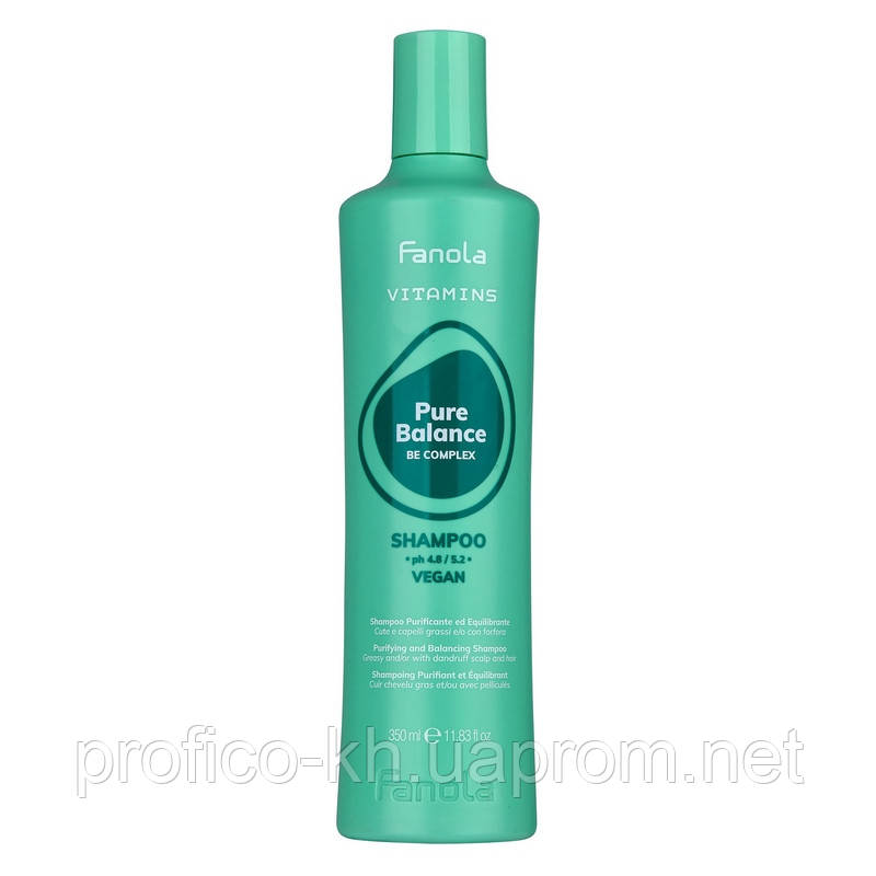 Шампунь для жирного волосся Pure Balance Fanola,1000ml Vitamins