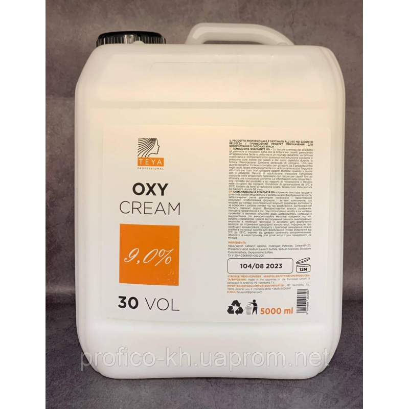 TEYA OxiCream 30 vol 9 % 5000 ml TEYA OxiCream 30 vol 9 % 5000 ml