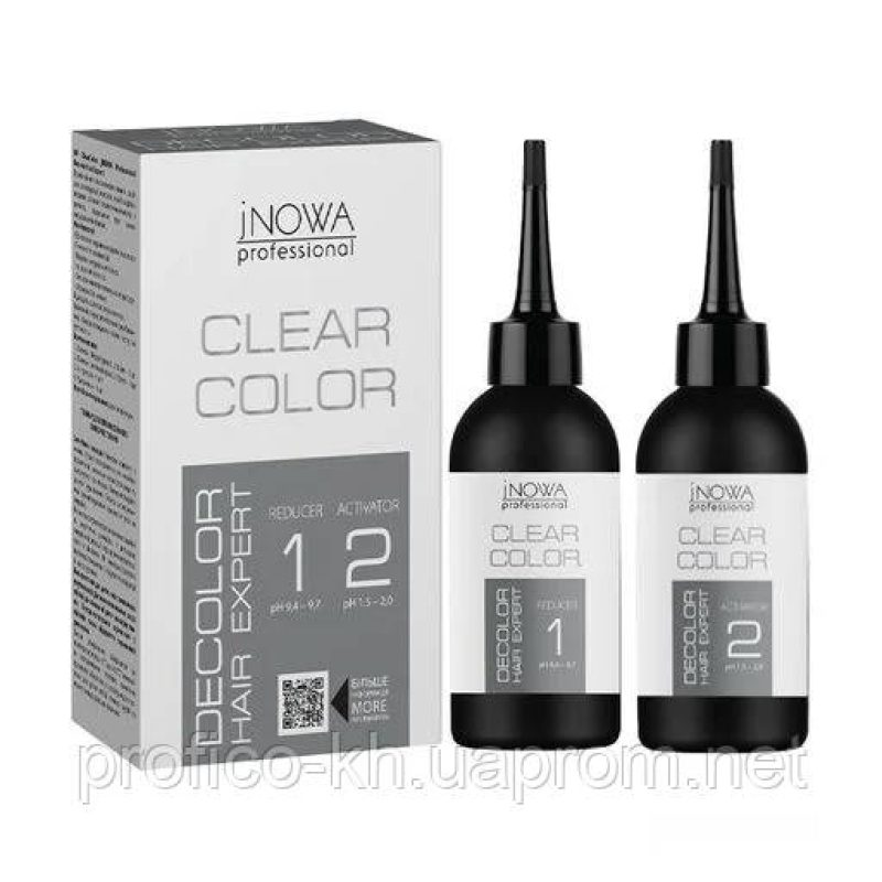 Засіб для видалення фарби з волосся ClearColor “jNOWA Professional“ Decolor hair Expert 300 мл.
