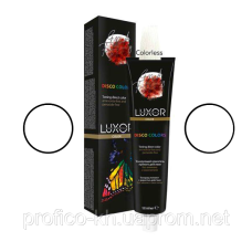 Безкольоровий Тонуючий фарбник прямої дії без аміаку і окислювача LUXOR Professional 100 мл