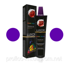 Фіолетовий Тонуючий фарбник прямої дії без аміаку і окислювача LUXOR Professional 100 мл