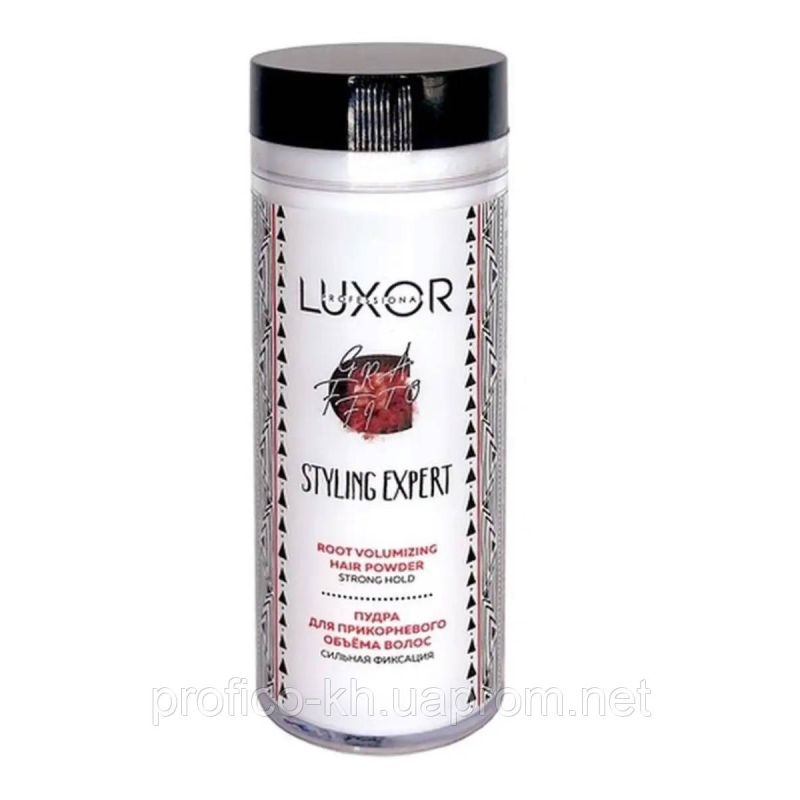 Пудра для прикорневого об`єму волосся сильної фіксації Luxor 30мл Пудра для прикорневого об`єму волосся сильної фіксації Luxor 30мл
