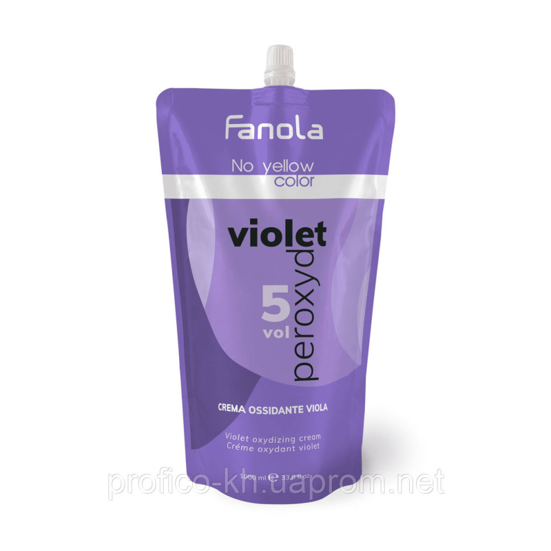 Окислювач Антижовтий 1,5% (5 vol) 1000 мл. Fanola