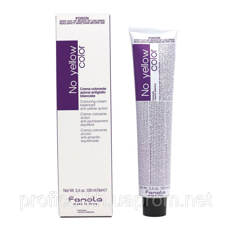 No Yellow Крем-фарба для волосся Fanola,100ml