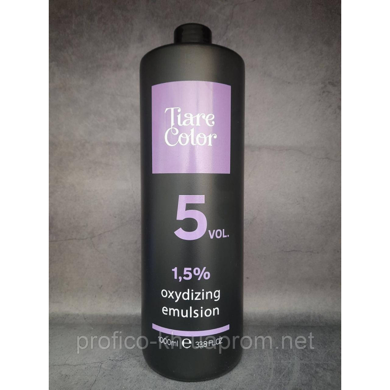 Окислювач 1,5% 1000мл TIARE COLOR NEW DESIGN (Чорний) Окислювач 1,5% 1000мл TIARE COLOR NEW DESIGN (Чорний)