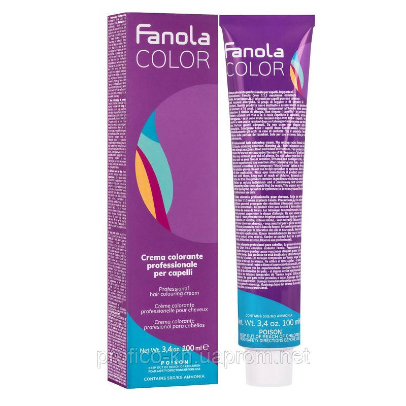 Крем-фарба для волосся Fanola,100ml Крем-фарба для волосся Fanola,100ml