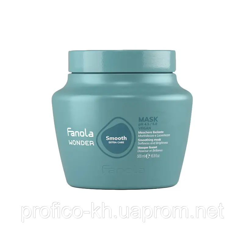 Маска випрямляюча Smooth Care Wonder  Fanola,500ml