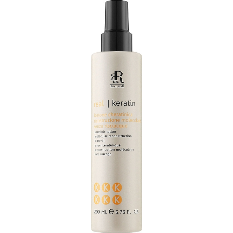 KERATIN STAR Спрей для реконструкції та термозахисту пошкодженого волосся RLine,200 ml