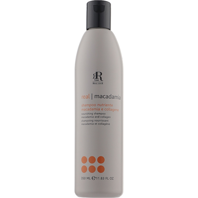 MACADAMIA STAR Шампунь з олією макадамії та колагеном RLINE, 350 ml MACADAMIA STAR Шампунь з олією макадамії та колагеном RLINE, 350 ml